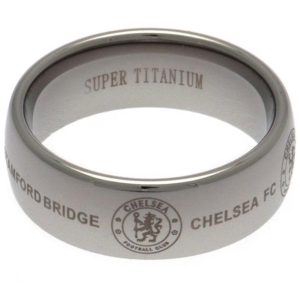 chelsea fc super titanium ring small