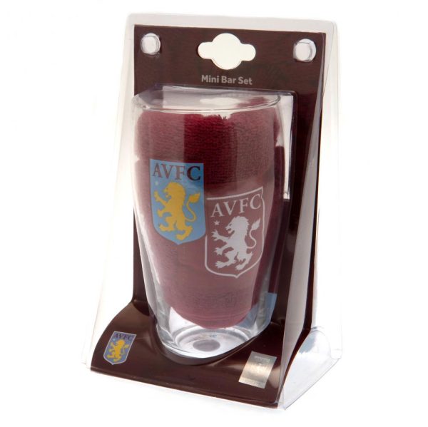 aston villa fc mini bar set
