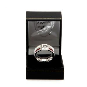 arsenal fc colour stripe ring small