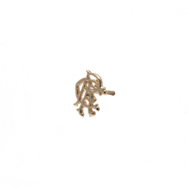 rangers fc 9ct gold earring