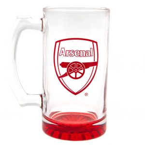 arsenal fc stein glass tankard