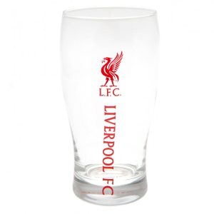 liverpool fc tulip pint glass