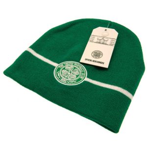 celtic fc stripe beanie