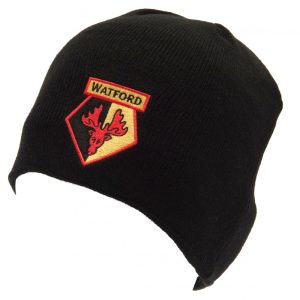 watford fc black beanie