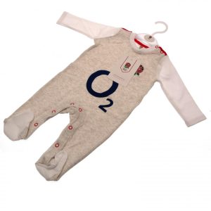 england rfu sleepsuit 12/18 mths gr