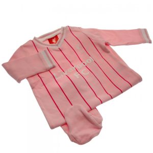 liverpool fc sleepsuit 6/9 mths pk