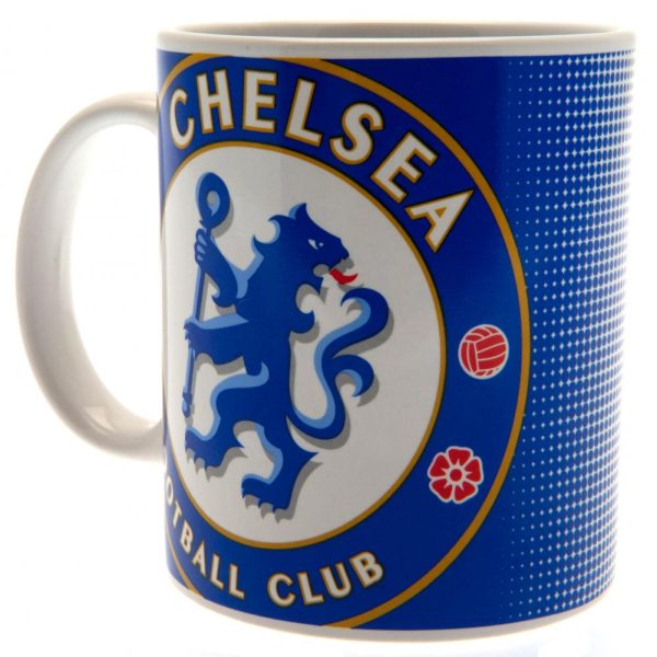 chelsea fc halftone mug