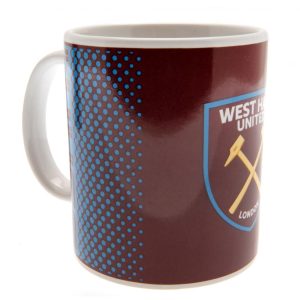 west ham united fc fade mug