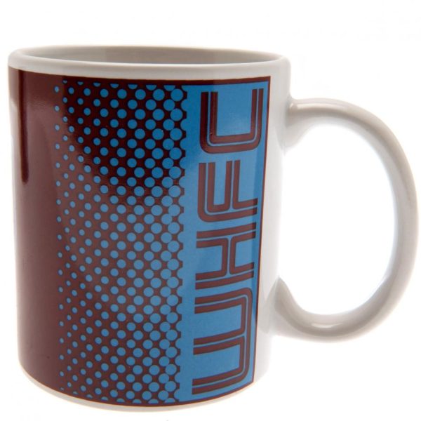 west ham united fc fade mug