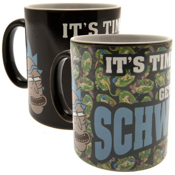 rick and morty heat changing mug schwifty