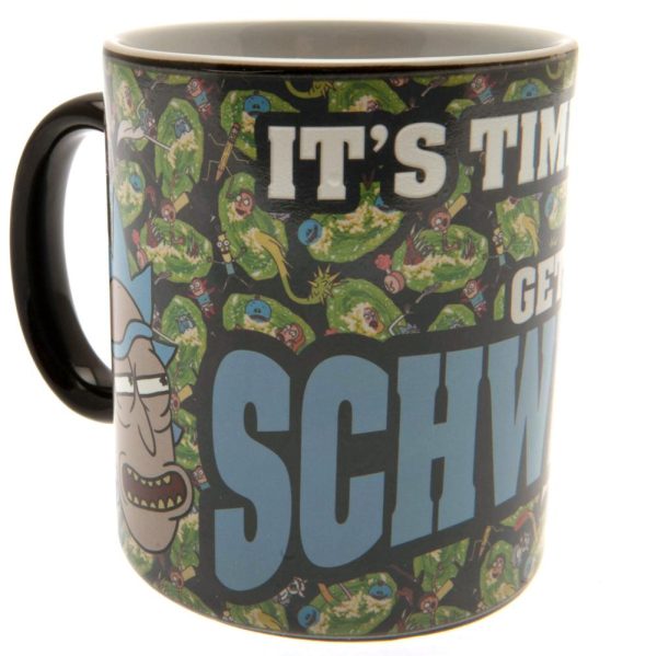 rick and morty heat changing mug schwifty