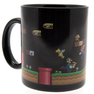 super mario heat changing mug