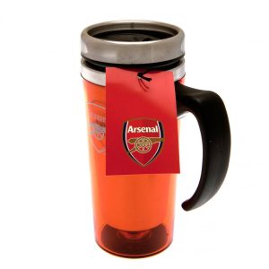 arsenal fc handled travel mug