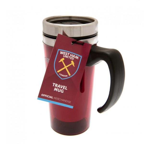 west ham united fc handled travel mug