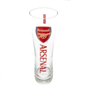 arsenal fc tall beer glass