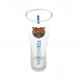 fc barcelona tall beer glass
