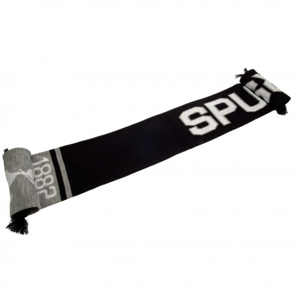 tottenham hotspur fc nero scarf