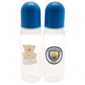 manchester city fc 2pk feeding bottles