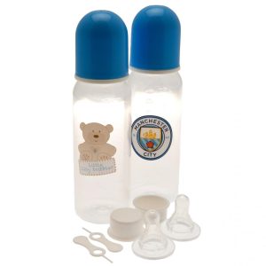 manchester city fc 2pk feeding bottles