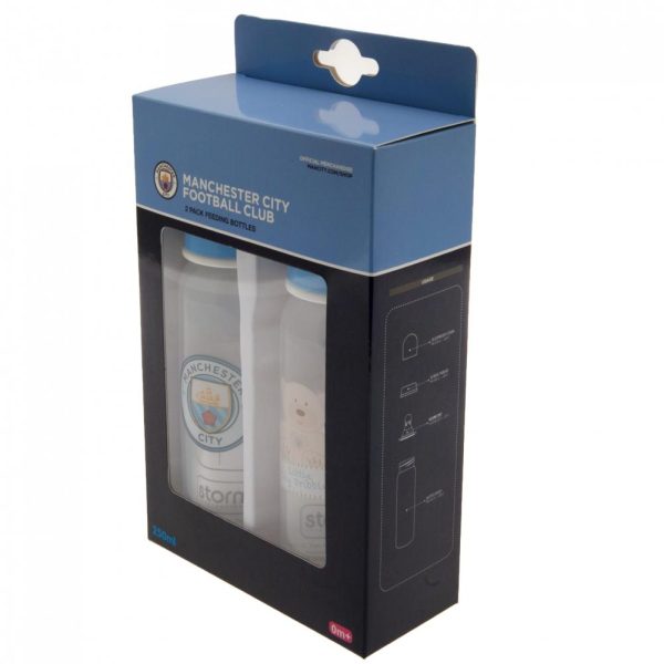 manchester city fc 2pk feeding bottles