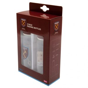 west ham united fc 2pk feeding bottles