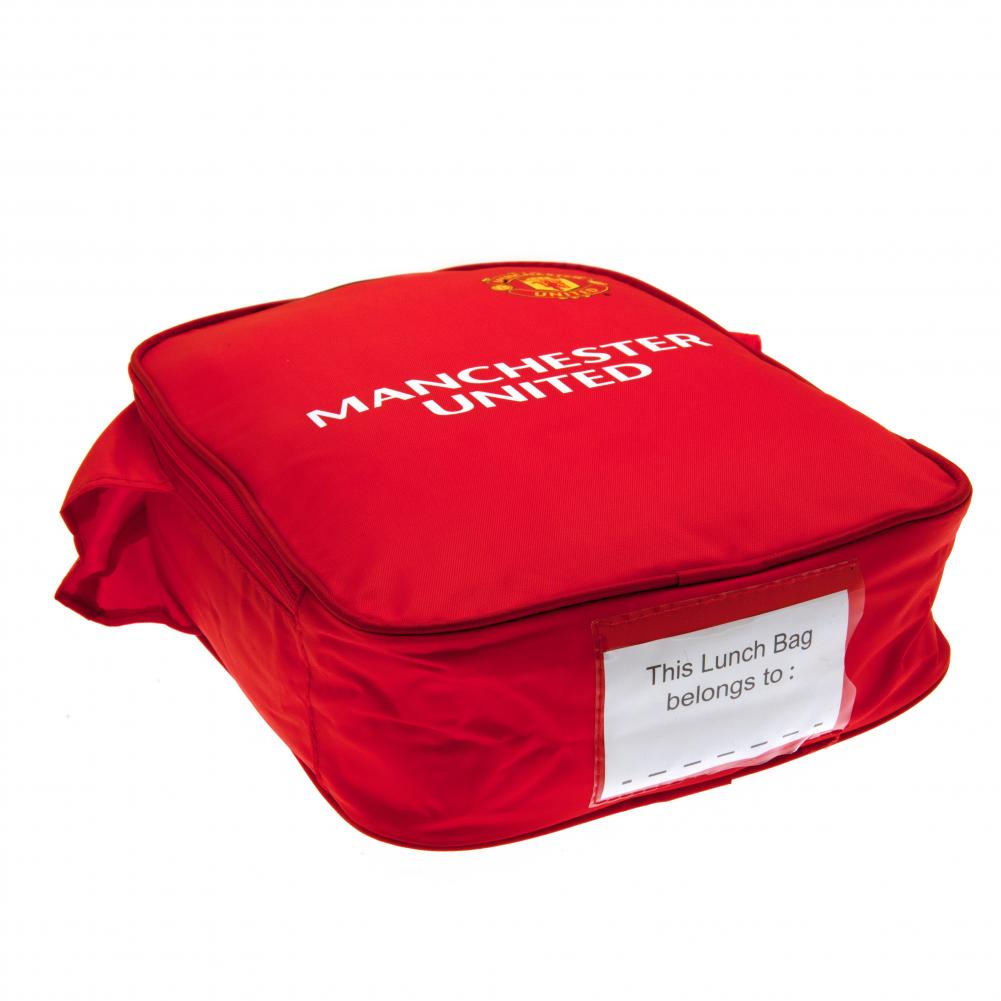 manchester united fc kit lunch bag