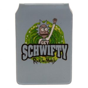 rick and morty card holder schwifty