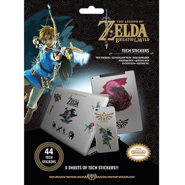 the legend of zelda tech stickers