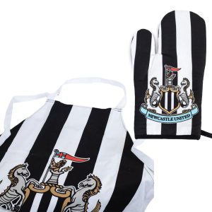 tm 05618 newcastle united fc apron oven glove set.jpg