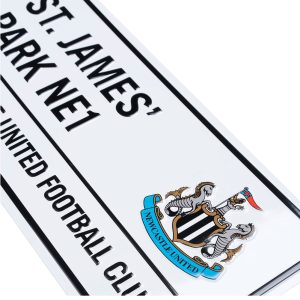 tm 06936 newcastle united fc white street sign 1.jpg