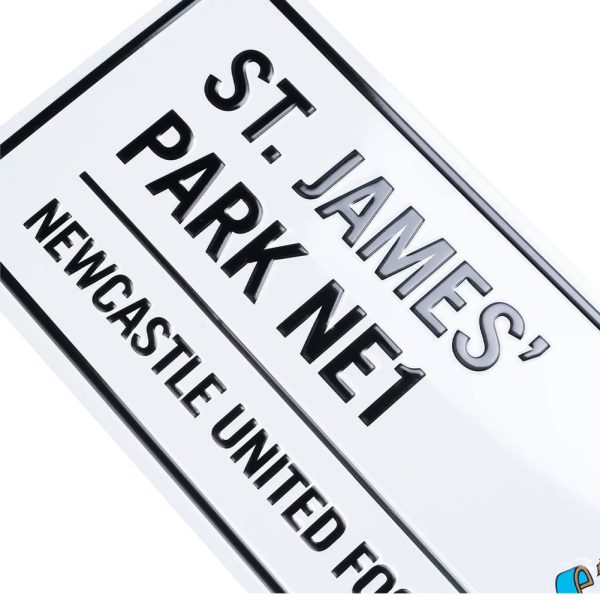 tm 06936 newcastle united fc white street sign 2.jpg