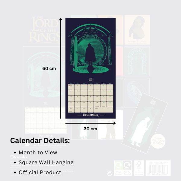 tm 07023 the lord of the rings square calendar 2026 4.jpg