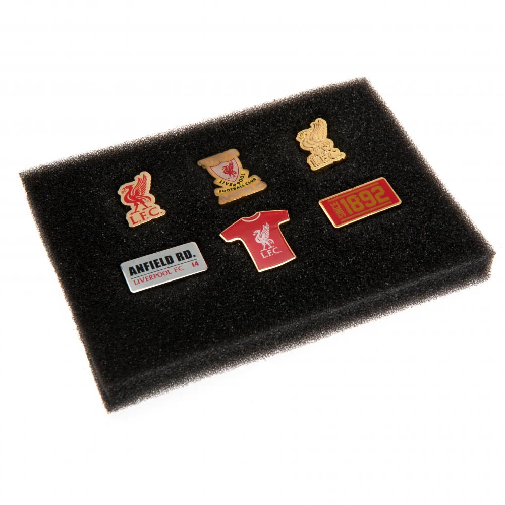 Liverpool FC 6pc Badge Set - Image 2