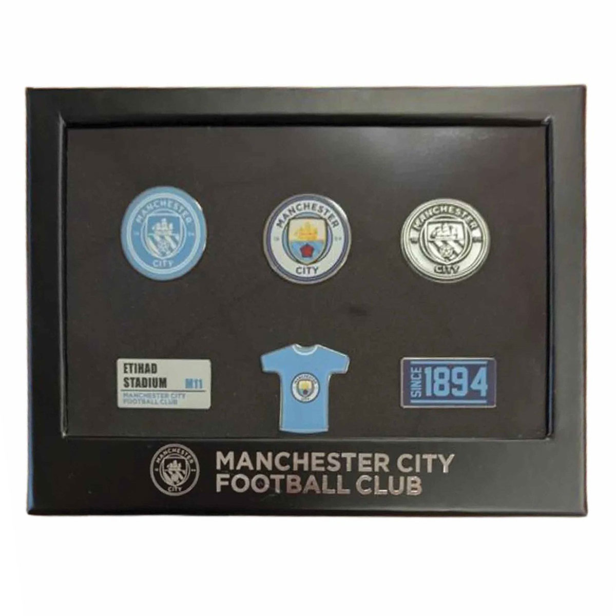 Manchester City FC 6pc Badge Set - Image 2
