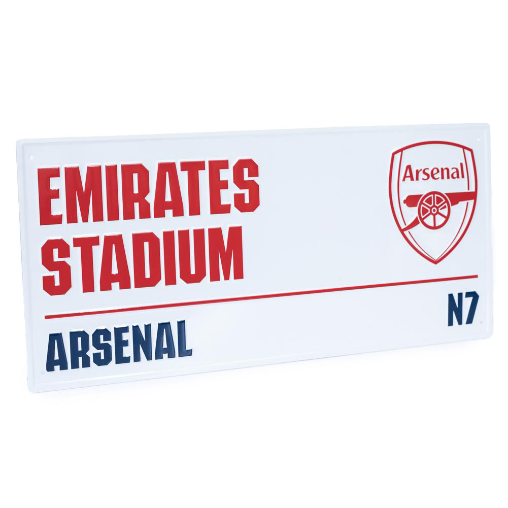 Arsenal FC White Street Sign - Image 2