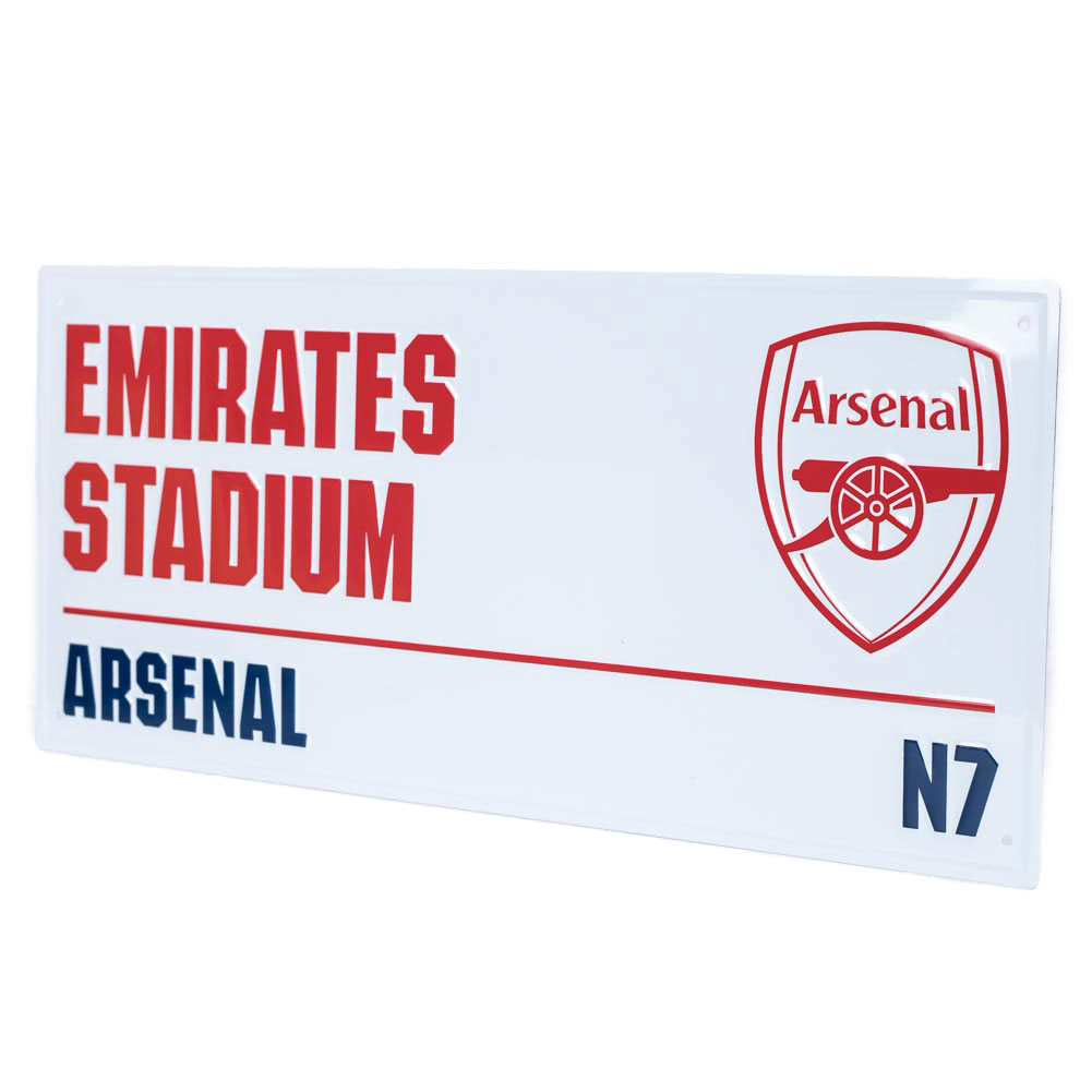 Arsenal FC White Street Sign - Image 3