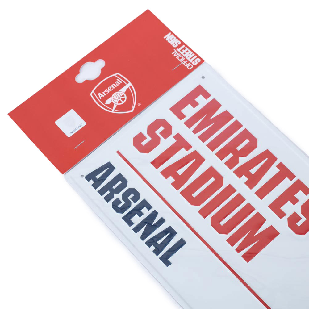 Arsenal FC White Street Sign - Image 4
