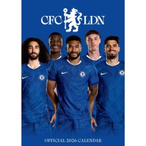 Chelsea FC A3 Calendar 2026