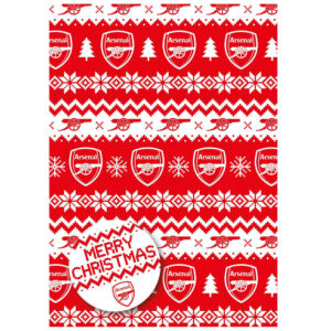 Arsenal FC Christmas Gift Wrap