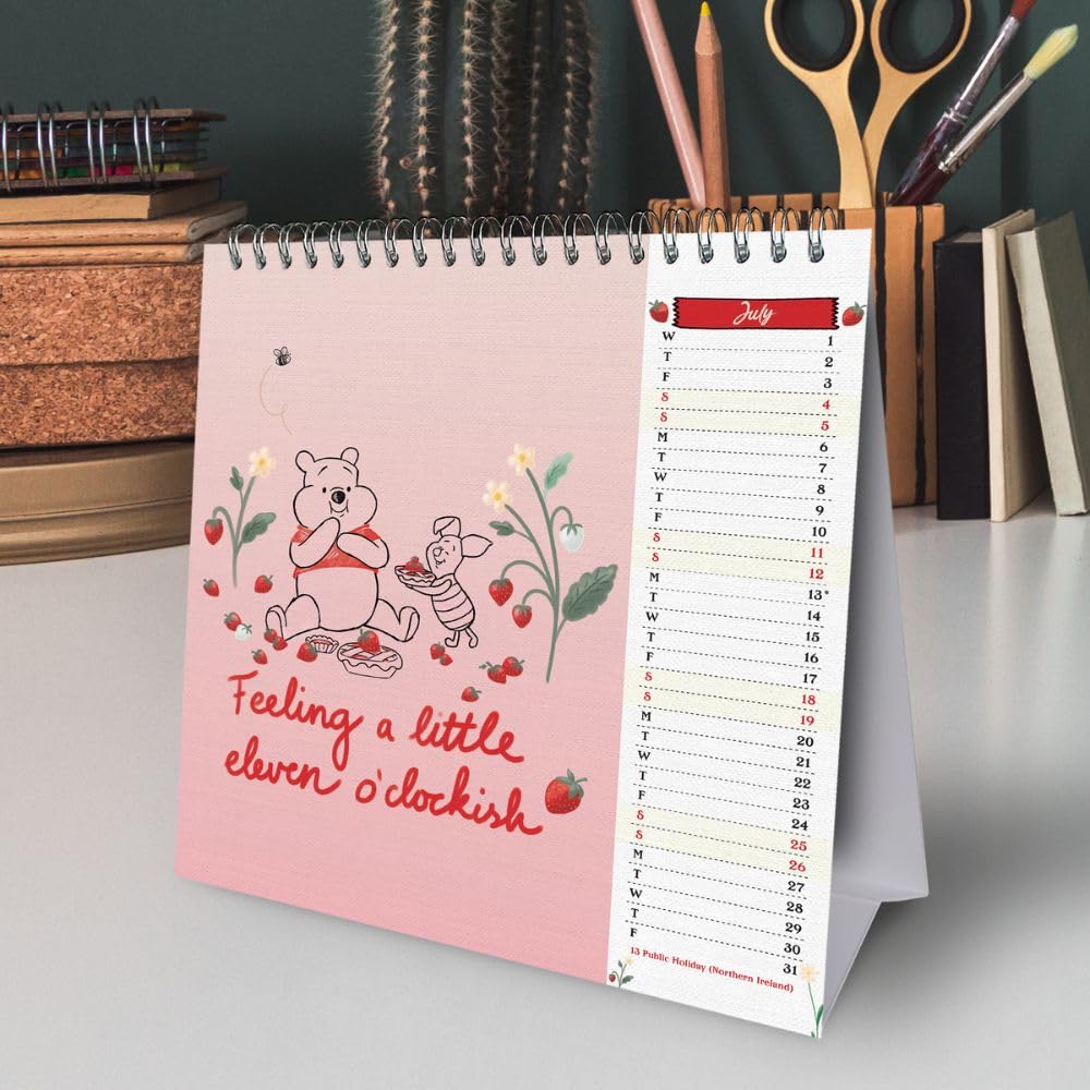 Winnie The Pooh Desktop Calendar 2026