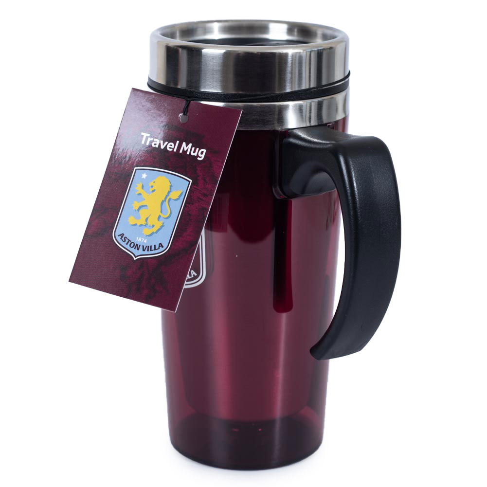 Aston Villa FC Handled Travel Mug - Image 3