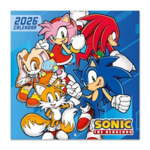 Sonic The Hedgehog Square Calendar 2026