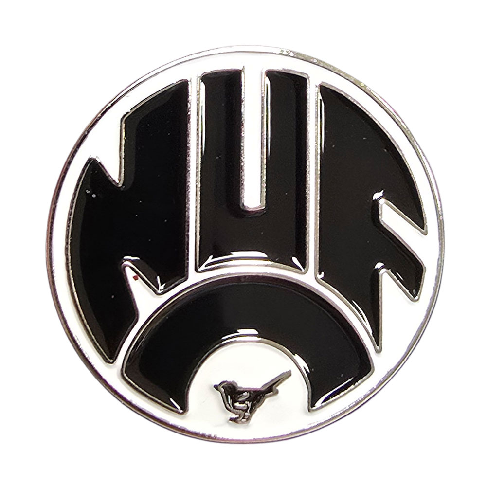 Newcastle United FC Retro 83-88 Crest Keyring & Badge Set - Image 3