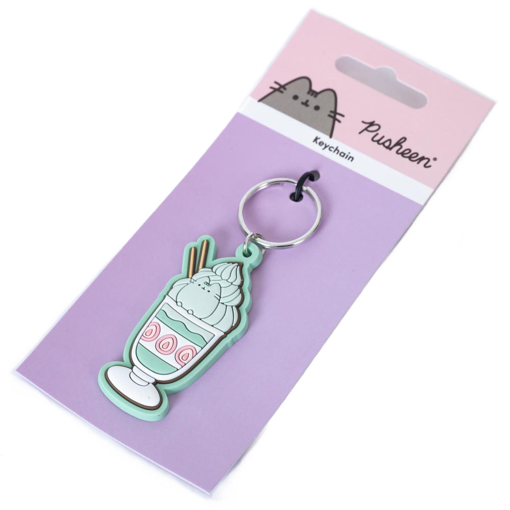 Pusheen Matcha PVC Keyring - Image 3