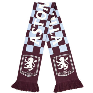 Aston Villa FC Checked Scarf
