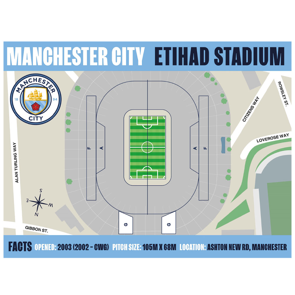 Manchester City FC Pop-Up Birthday Card - Image 2