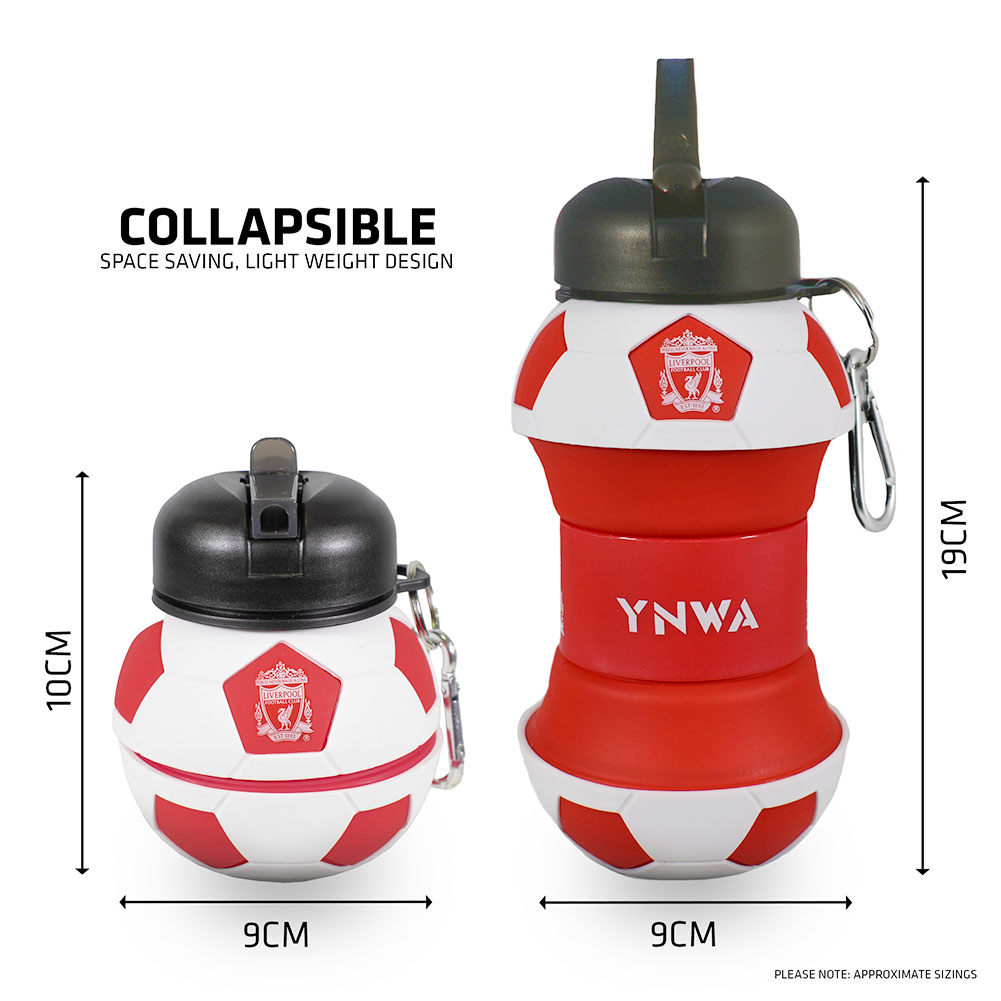 Liverpool FC Collapsible Football Drinks Bottle - Image 4