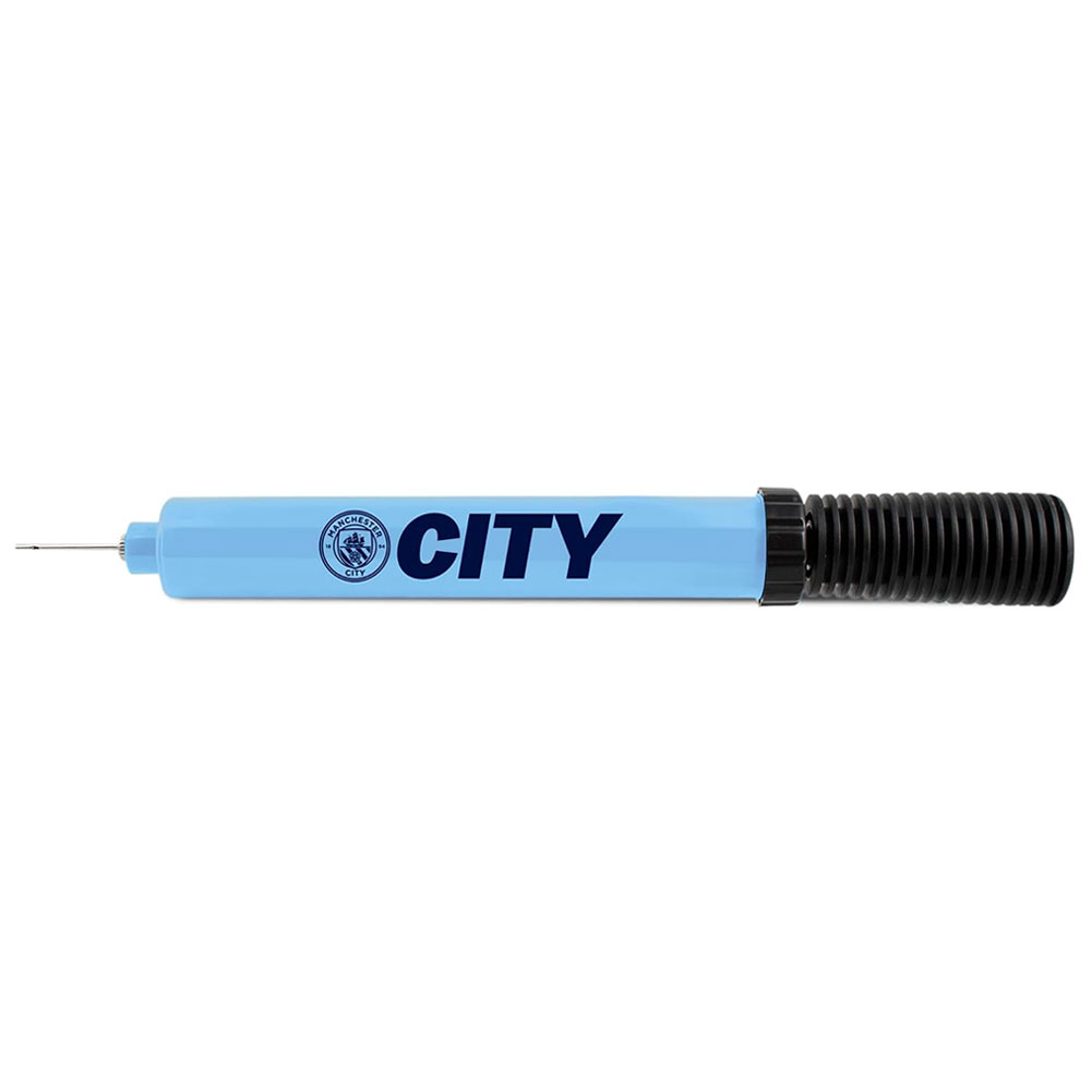 Manchester City FC Large Dual Action Football Pump - Image 2