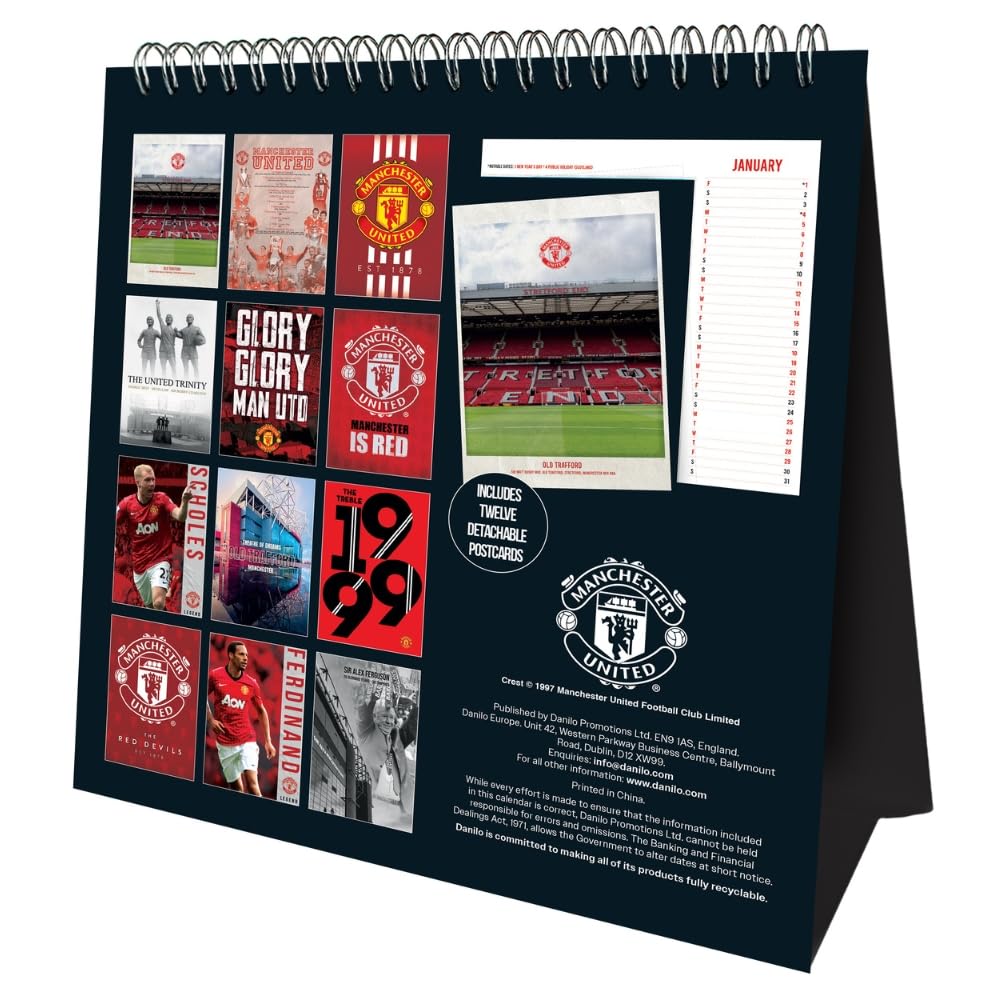 Manchester United FC Desktop Calendar 2027 - Image 3