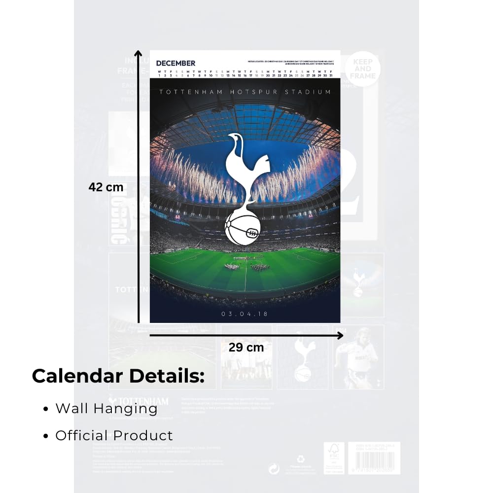 Tottenham Hotspur FC Deluxe Calendar 2027 - Image 4